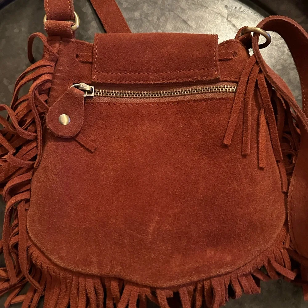 Ecote suede fring bag - Picture 4 of 5